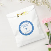 Sachets En Papier Croix Bleue Bébé Baptême Baptême Christening (Scellé)