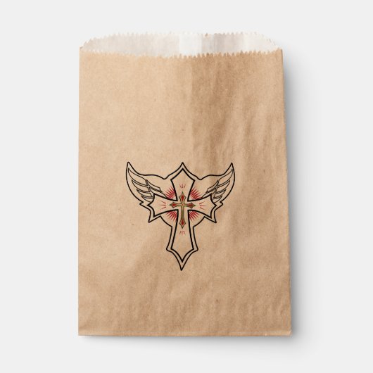 Sachets En Papier Croix chrétienne (Devant)