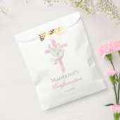 Sachets En Papier Croix rose de confirmation (Scellé)