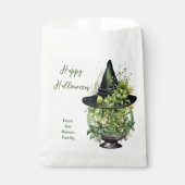 Sachets En Papier Crystal Ball et sorcières Casquette Happy Hallowee (Devant)