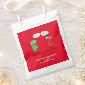 Sachets En Papier Cuisine de Noël Drôle Chef épices (Coupé)