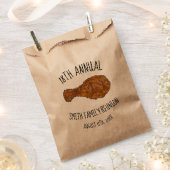 Sachets En Papier Cuisine de pique-nique annuelle Reunion Fried Poig (Coupé)