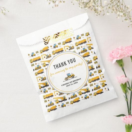 Sachets En Papier Cuisine en construction Camion de vidage fête d'an (Scellé)