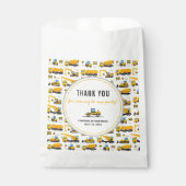 Sachets En Papier Cuisine en construction Camion de vidage fête d'an (Devant)