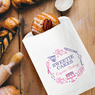 Sachets En Papier Cuisine et Cuisine Ustensile Pink & Purple Boulang