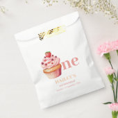 Sachets En Papier Cupcake Anniversaire Invitation, Filles 1er Annive (Scellé)
