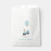 Sachets En Papier Cupcakes & Blue Balloon | Merci d'anniversaire du  (Devant)