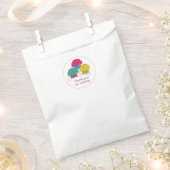 Sachets En Papier Cupcakes Whimsical Anniversaire Sprinkel Frosting (Coupé)