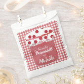 Sachets En Papier Custom Homemade Jam and Gingham (Coupé)