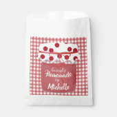 Sachets En Papier Custom Homemade Jam and Gingham (Devant)
