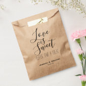 Sachets En Papier Custom Love est sucré mariage bonbons buffet de fa (Scellé)