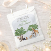 Sachets En Papier Custom Wild Un animal Safari animal Favoriser les (Coupé)