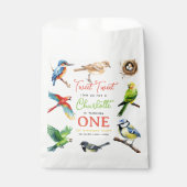 Sachets En Papier Cute Bird 1er anniversaire (Devant)