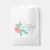 Sachets En Papier Cute bird on flower mother's day design (Devant)