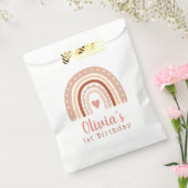 Sachets En Papier Cute Boho Rainbow Girls Premier anniversaire (Scellé)