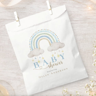 Sachets En Papier Cute Boho Whimsical Rainbow Baby shower