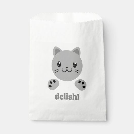 Sachets En Papier Cute chat (Devant)