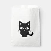 Sachets En Papier Cute Chat Noir Convivial Kitty Halloween Kitty (Devant)