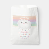 Sachets En Papier Cute Cloud Raindrops Baby shower neutre pour les f (Devant)