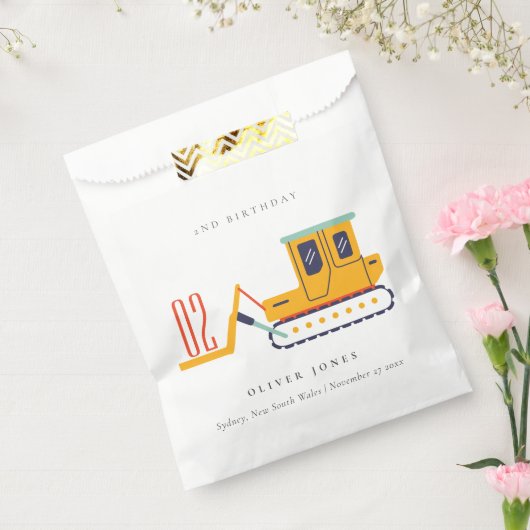 Sachets En Papier Cute Construction Fourche Ascenseur N'Importe Quel (Scellé)