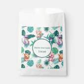 Sachets En Papier Cute dinosaur jungle École anniversaire de enfant  (Devant)