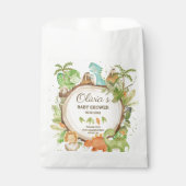 Sachets En Papier Cute Dinosaures Baby shower garçon Anniversaire (Devant)