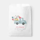 Sachets En Papier Cute Dusky Blue N'importe quel âge Anniversaire Fê (Devant)