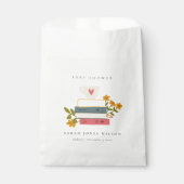 Sachets En Papier Cute Dusky empilé Storybooks Baby shower Floral (Devant)