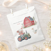 Sachets En Papier Cute Farm Animaux Cochon Barnyard Fête d'anniversa (Coupé)