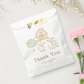 Sachets En Papier Cute Farm Barn Cows Birthday (Scellé)