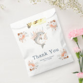 Sachets En Papier Cute Floral Dolphin Baby Shower  (Scellé)