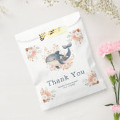 Sachets En Papier Cute Floral Whale Baby Shower (Scellé)