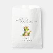 Sachets En Papier Cute Frog Thème Baby shower moderne Merci (Devant)