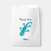 Sachets En Papier Cute Gecko Lizard Bleu Anniversaire de enfant Merc