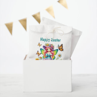 Sachets En Papier Cute Happy Easter fairy 