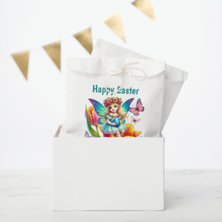 Sachets En Papier Cute Happy Easter fairy