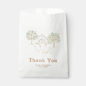 Sachets En Papier Cute Hens Farm Barn Birthday Party (Devant)