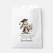 Sachets En Papier  Cute Kindergarten Graduation Bunny Design (Devant)