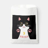 Sachets En Papier Cute Kitty Cat Fête d'anniversaire pour les enfant (Devant)