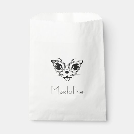 Sachets En Papier Cute Kitty Chat (Devant)