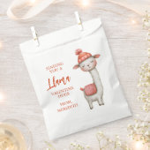 Sachets En Papier Cute Llama Valentine's Day Treat Sack, Valentine (Coupé)