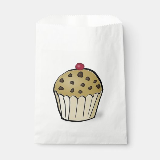 Sachets En Papier Cute Mini Muffin (Devant)