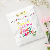 Sachets En Papier Cute Modern Dino Dinosaur fête d'anniversaire pour (Scellé)