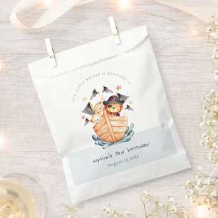 Sachets En Papier Cute Nautical Pirate Ship Lion Cub Anniversaire de