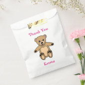 Sachets En Papier Cute Ours Teddy Anniversaire Merci (Scellé)