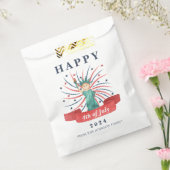 Sachets En Papier Cute Patriotique Rouge Blanc Et Bleu 4 juillet (Scellé)