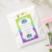 Sachets En Papier Cute Peacock vert et violet (Scellé)