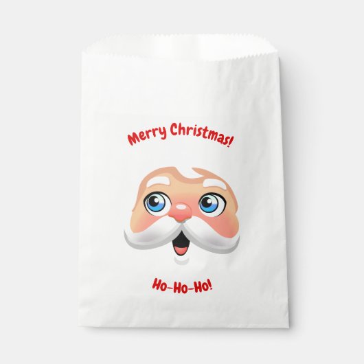 Sachets En Papier Cute Père Noël (Devant)