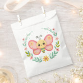 Sachets En Papier Cute, ressort/papillon (Coupé)