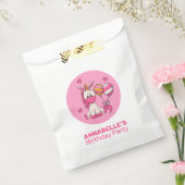 Sachets En Papier Cute Rose Unicorn Fille Anniversaire Fête Favorise (Scellé)